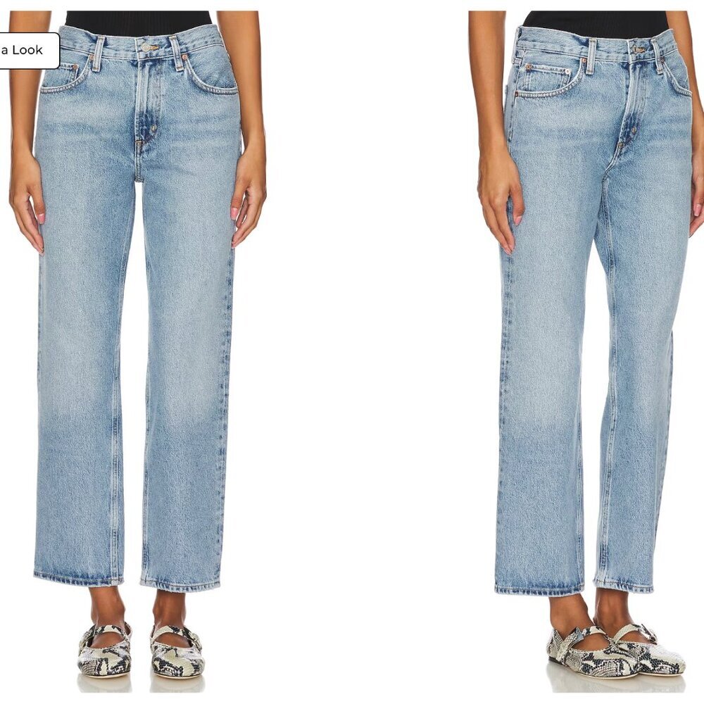AGOLDE‎ Valen Mid Rise Vintage Straight Jeans in Harmonic Size 24